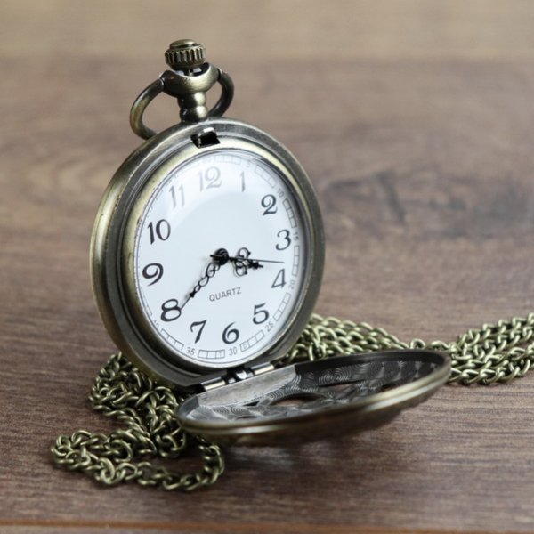 Taschenuhr mit Oktopus